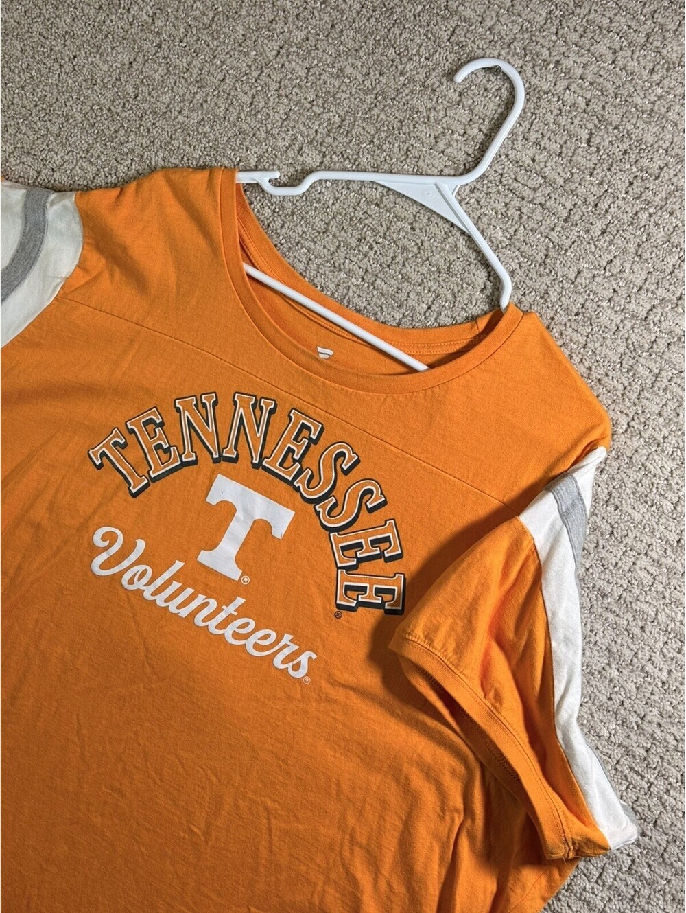 Tennessee Volunteers Shirt Womens 4XOrange NCAA Football Fanatics Stripes 117